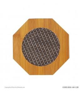 زیر قابلمه ای چوبی نسوز هشت ضلعی کد 140/12