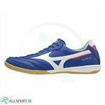 کفش فوتسال میزانو مورلیا طرح اصلی Mizuno Morelia Sala Japan Blue White