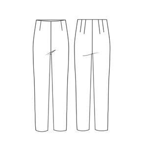 الگو خیاطی شلوار زنانه متد ترک سایز 36 تا 52  کد 6 بسته 9 عددی