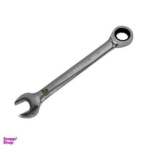آچار یکسر تخت و یکسر رینگی جغجغه ای مدل کوییک کد YP-HC-019 سایز 19 میلیمتر