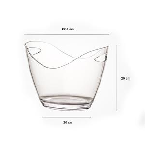 کاسه سرو آکریلیک لیمون کد 4919400