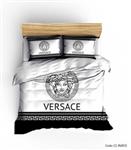 روتختی و لحاف دوختدار مدل WHITE VERSACE کد 915