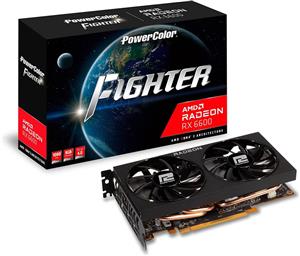 کارت گرافیک Powercolor Fighter مدل AMD Radeon RX 6600 ظرفیت 8 گیگابایت