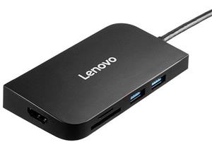 هاب تایپ‌سی با 7 پورت لنوو Lenovo in 1 Type C HUB Adapter S707 