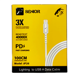 کابل شارژ لایتینگ کی اف سنیور  Lighting to USB Cable KF SENIOR iP20