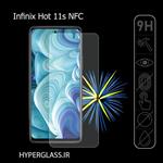 گلس محافظ صفحه نمایش نانو بلک اورجینال گوشی اینفینیکس Infinix Hot 11s NFC