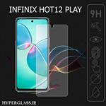 گلس محافظ صفحه نمایش نانو بلک اورجینال گوشی اینفینیکس Infinix Hot 12 Play