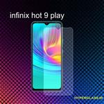 گلس محافظ صفحه نمایش نانو بلک اورجینال گوشی اینفینیکس Infinix Hot 9 play