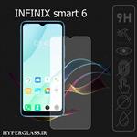 گلس محافظ صفحه نمایش نانو بلک اورجینال گوشی اینفینیکس Infinix Smart 6