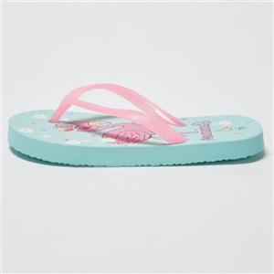 دمپایی لاانگشتی دخترانه ال سی وایکیکی مدل فلامینگو پاستیلی طبی