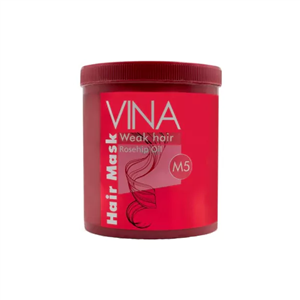 ماسک مو وینا مناسب برای موهای ضعیف حاوی عصاره رز هیپ حجم ۷۵۰ میلی لیتر