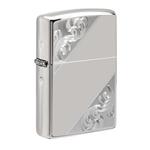  Original Zippo Sterling Diagonal Filigree