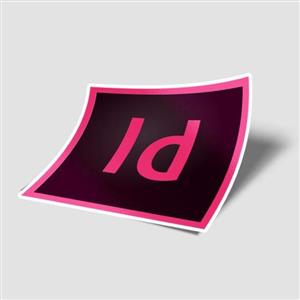 استیکر Adobe InDesign