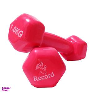 دمبل مدل رکورد وزن 1 کیلوگرم بسته 2 عددی