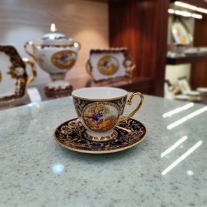 نعلبکی مدل لیلی و مجنون بسته 6 عددی