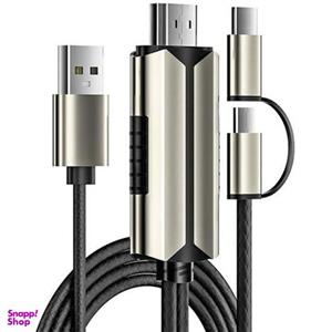 کابل تبدیل HDMI به USB-C/MicroUSB کوتتسی مدل 33023 طول 2 متر