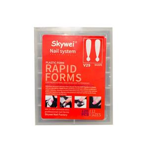 قالب کاشت ناخن اسکای وی مدل v29 بسته 120 عددی