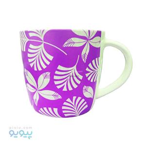 ماگ سرامیکی با طرح گل در ۴ رنگ عمده و کارتنی