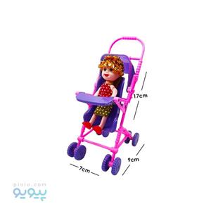 عروسک نوزاد با کالسکه آتاتویز آیتم Chariot عمده و کارتنی