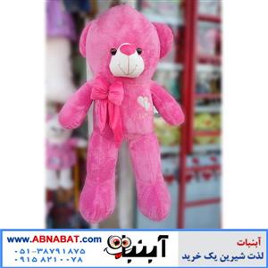 عروسک خرس پاپیون دار ارتفاع 120 سانتی متر کد 0098 