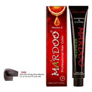رنگ موی بلوند دودی خاکستری نقره ای تیره CAS6 ماردو mardoo 100 میل