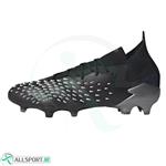 کفش فوتبال آدیداس پردیتور طرح اصلی Adidas Predator Freak.1 Fg Black Silver