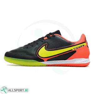 کفش فوتسال نایک تمپو طرح اصلی Nike Tiempo Legend 9 Pro IC Black Red Yellow 