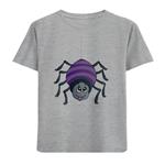 تی شرت آستین کوتاه بچگانه مدل عنکبوت D203