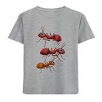 تی شرت آستین کوتاه بچگانه مدل مورچه D201