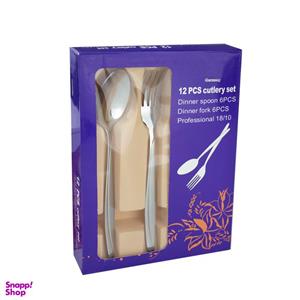 قاشق و چنگال 12 پارچه کد UN-511
