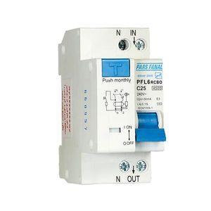 فیوز محافظ جان پارس فانال مدل PFL6-RCBO-C25