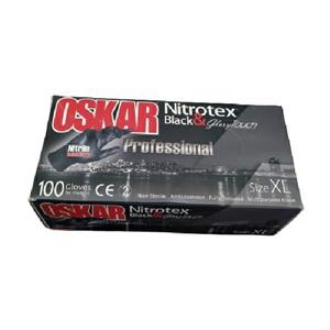 دستکش نیتریل اسکار مدل 00 سایز ایکس لارج بسته 100عددی