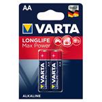 باتری قلمی وارتا لانگ لایف مکث پاور (VARTA LONG LIFE MAX POWER BATTERY AA) 2 عددی – جعبه ی 10 جفتی