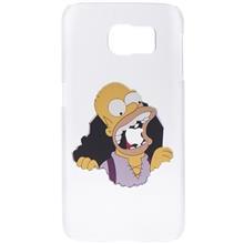 کاور گوشی موبایل مدل Homer Simpson مناسب برای سامسونگ گلکسی S6 - طرح 1 Homer Simpson Cover For Samsung Galaxy S6 - Type 1