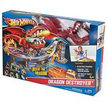 کیت ماشین بازی متل سری Hot Wheels مدل Dragon Destroyer کد X9300 Mattel Hot Wheels Dragon Destroyer X9300 Toys Car Kit