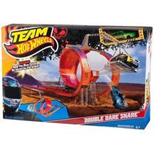 کیت ماشین بازی متل سری Hot Wheels مدل Double Dare Snare کد X0169 Mattel Hot Wheels Double Dare Snare X0169 Toys Car Kit