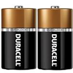 Duracell Duralock Alkaline D Battery Pack Of 2