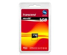 کارت حافظه میکرو اس دی ترنسند 1 گیگابایت Transcend MicroSD Card 1GB