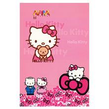 دفتر نقاشی افرا 50 برگ طرح Hello Kitty 1 Afra Hello Kitty 50 Sheets Drawing Notebook