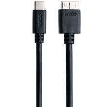 کابل تبدیل microUSB-B به USB-C پرولینک مدل PB484-0100 طول 1 متر Prolink PB484-0100 microUSB-B To USB-C Cable 1m