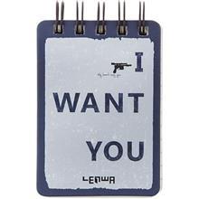 دفتر یادداشت ونوشه طرح I Want You Vanosheh I Want You Notebook 116 Sheets