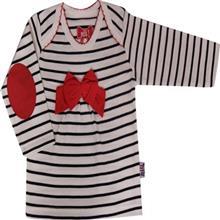 تی شرت آستین بلند نوزادی  نیلی مدل Red Bow Nili Red Bow Baby T Shirt With Long Sleeve