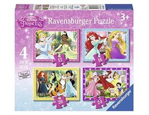 جعبه پازل 12,16,20,24 تکه RAVENSBURGER مدل Disney Princess 