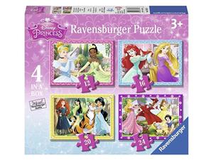 جعبه پازل 12,16,20,24 تکه RAVENSBURGER مدل Disney Princess 
