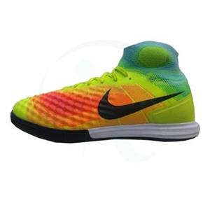 کفش فوتسال نایک مجیستا ایکس طرح اصلی زرد نارنجی Nike MagistaX
