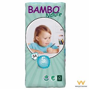 پوشک بامبو مدل Junior Tallpack سایز 5 بسته 54 عددی Bambo Nature Size Diaper Pack of 