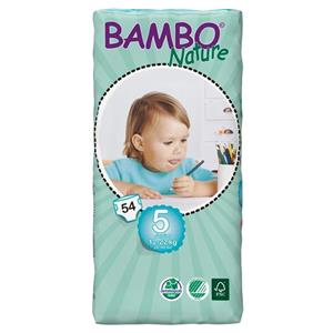 پوشک بامبو مدل Junior-Tallpack سایز 5 بسته 54 عددی Bambo Nature Junior-Tallpack Size 5 Diaper Pack of 54