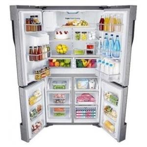 یخچال فریزر ساید بای سامسونگ 34 فوت نقره ای مدل SAMSUNG RF858QALAXW REFRIGERATOR رومانی 