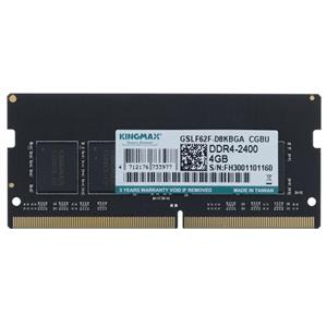 رم لپ تاپ DDR4 تک کاناله 2400 مگاهرتز کینگ مکس ظرفیت 4 گیگابایت Kingmax 2400MHz Single Channel Laptop RAM 4GB 