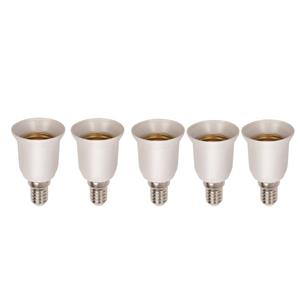 تبدیل سرپیچ لامپ  بسته 5 عددی تبدیل سرپیچ لامپ میم لایت بسته 5 عددی